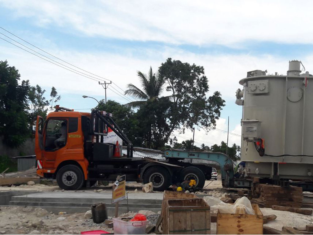 Pengiriman Gardu Induk Likupang - Minahasa Utara, Sulawesi