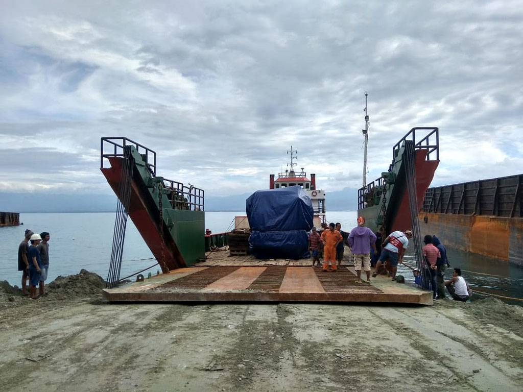 Pengiriman Gardu Induk Talise - Palu, Sulawesi Tengah